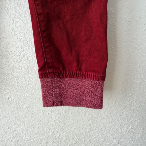 Boys Cat & Jack Burgundy Jogger Pants Size 3T - Picture 3 of 4